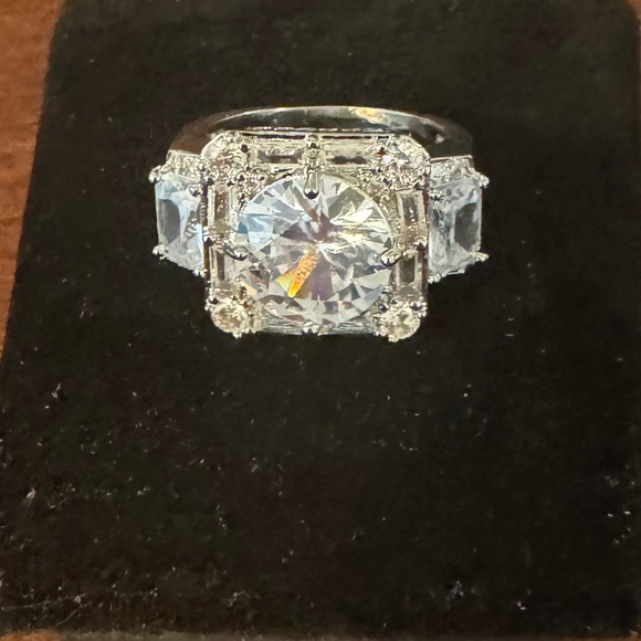 5 Ct Round Simulated Diamond Cluster Bling, Iced Out, Unisex, Badass Ring Sz 9 - Picture 13 of 13